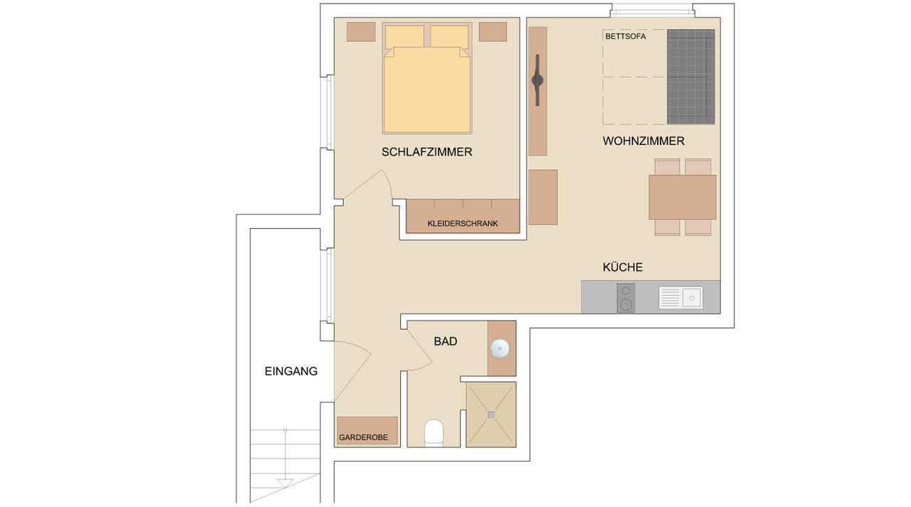 Ferienwohnung Mittelsberg Констанц Экстерьер фото